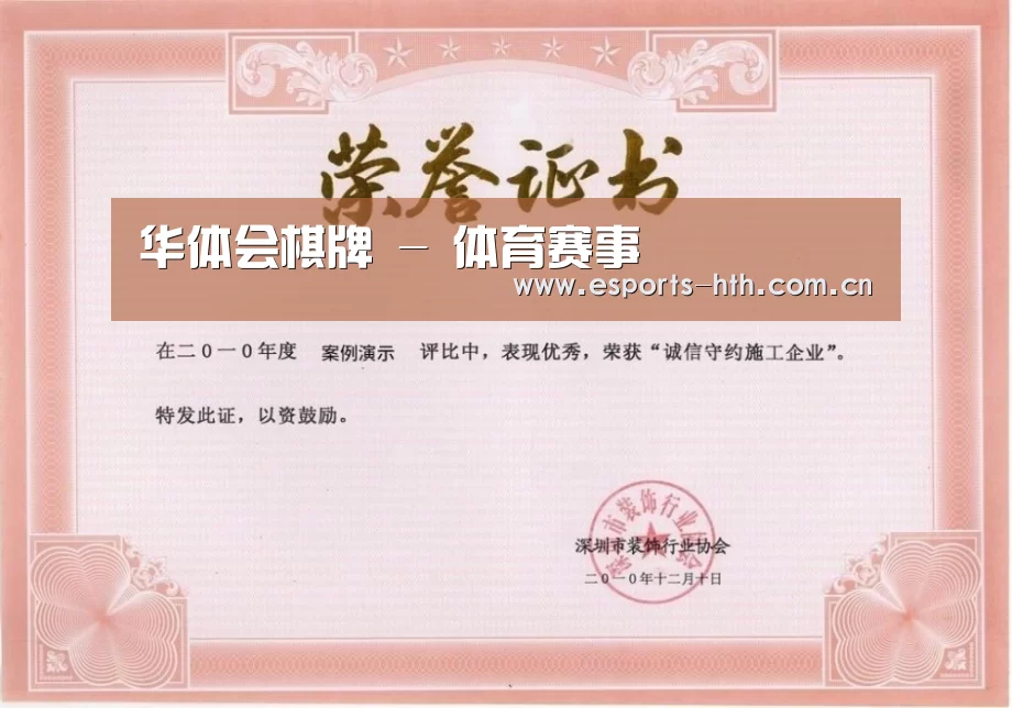 荣誉证书二